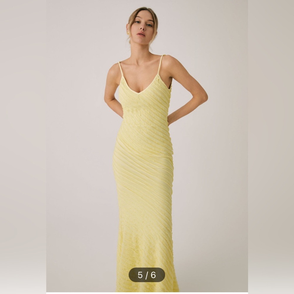 Commense backless cami midi dress